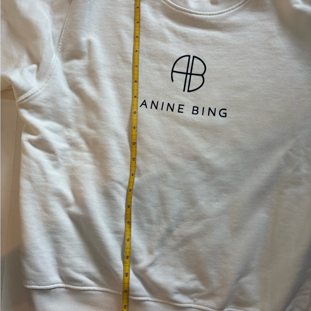 Anine Bing White Sweatshirt